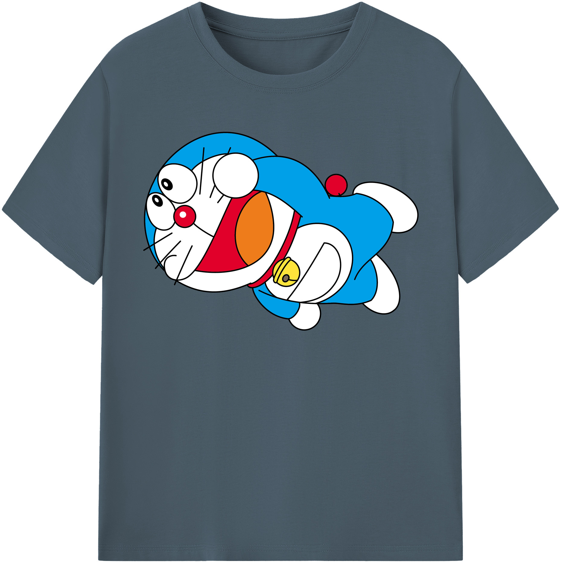 （画像用） ドラえもん Doraemon 綿100％半袖Tシャツ（フロントプリント）